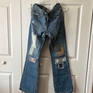 RARE!! Patchwork Boho Levi’s